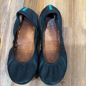 Tieks Black Leather Women's Shoes